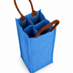 The 4 Bottle Jute Bag Dyed | Norquest Brands