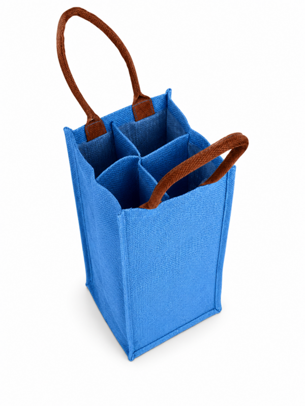The 4 Bottle Jute Bag Dyed | Norquest Brands