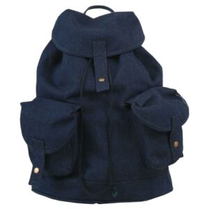 The Large Denim Backpack