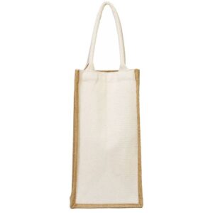 The Jute & Cotton Wine Tote