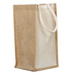 The Jute & Cotton Wine Tote