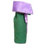 The Stylish Jute & Satin Wine Bag