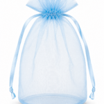 Round Flat Bottom Organza Drawstring Bags | Norquest Brands
