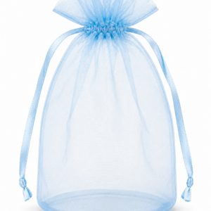 Round Flat Bottom Organza Drawstring Bags | Norquest Brands