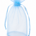 Round Flat Bottom Organza Drawstring Bags | Norquest Brands