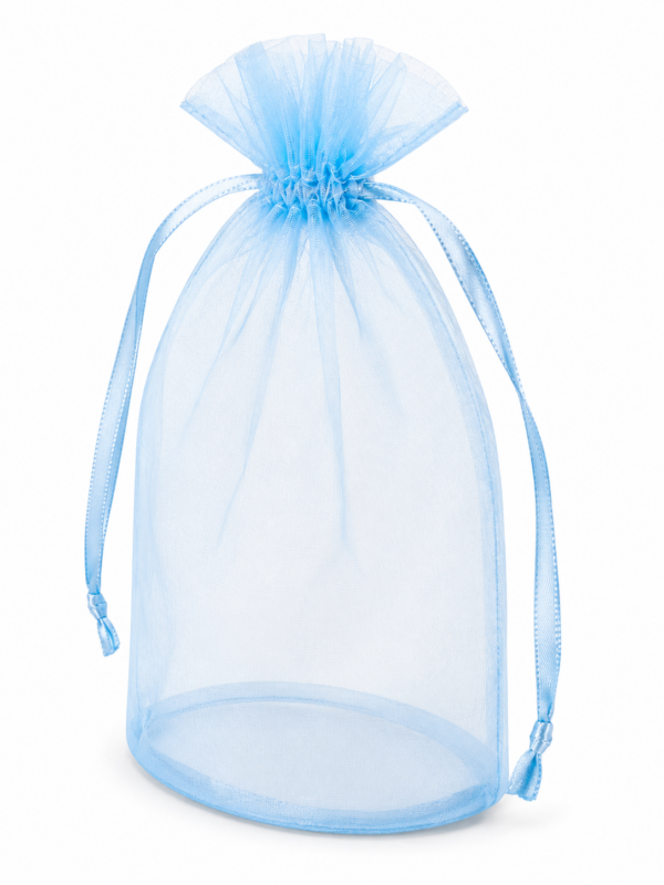 Round Flat Bottom Organza Drawstring Bags | Norquest Brands